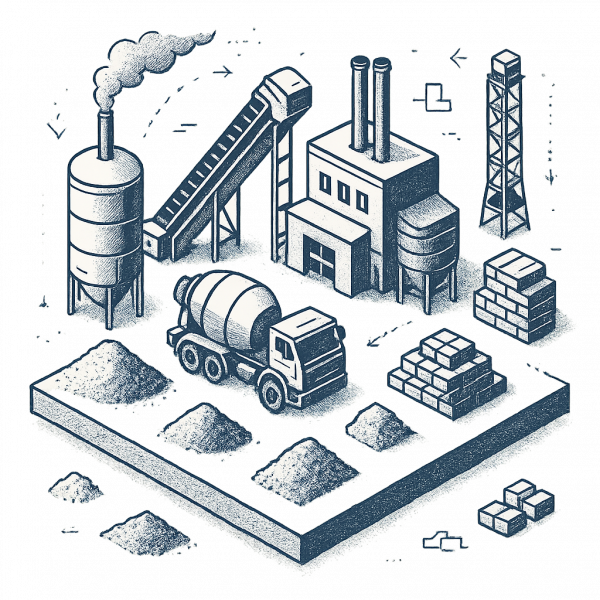 Materiales de construcción pesada