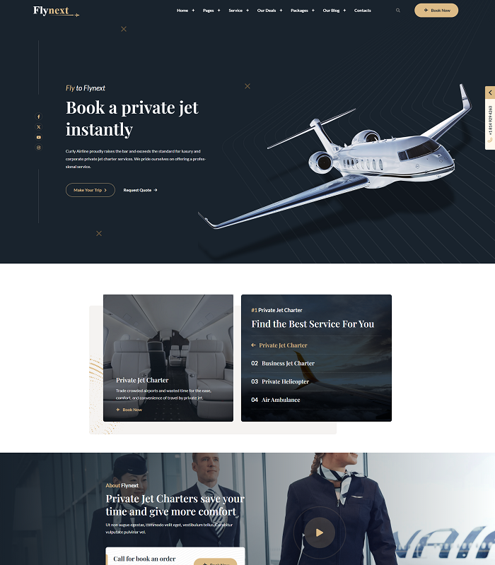 Plataformas web para la aviación privada